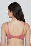 Zivame Padded Regular Wired 3/4th Coverage Tshirt Bra - Faded Rose — thumbnail 3